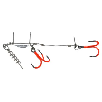 Produktbild von BKK BB Trigger-21 UVO Stinger Rig - Stingerhaken, Ausführung:Gr. 2/0 / für Köderlängen von 22-26cm