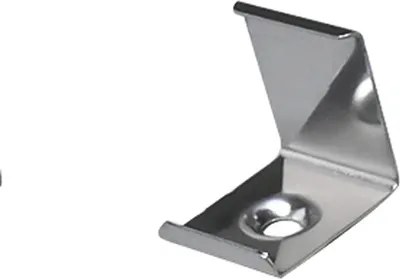 Obrázok produktu pre Bilton BLine M-S-02, montážna spona, pružinová oceľ, pre profil P-S-COR01, s otvorom, 1 ks.