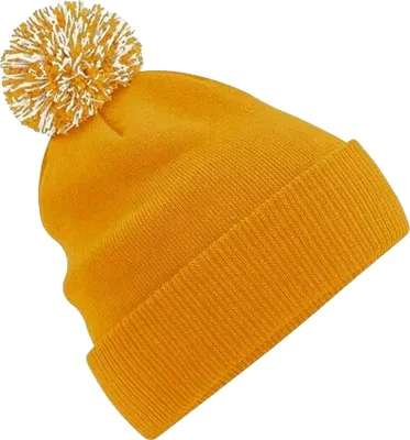 Immagine prodotto di Cappello invernale da bambina Beechfield Duo Extreme Snowstar RW243 (taglia unica) (senape / bianco naturale)