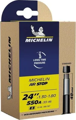 Zdjęcie produktu dla Dętka Michelin Air Stop 20x1,30–1,80 (33/46–390/406) G3 (AV 34 mm) 411696