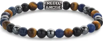 Produktbild von Rebel and Rose More Balls Than Most RR-60110-V Herrenarmband, Armbandumfang:15cm