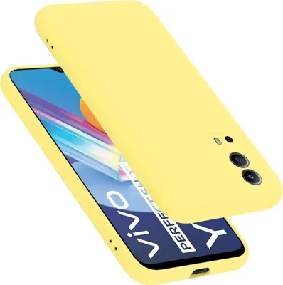 Obrázek produktu pro Cadorabo Protective Case for Vivo Y52 5G / Y72 5G Case in Yellow Pouzdro na mobilní telefon, kryt TPU, pouzdro na mobilní telefon