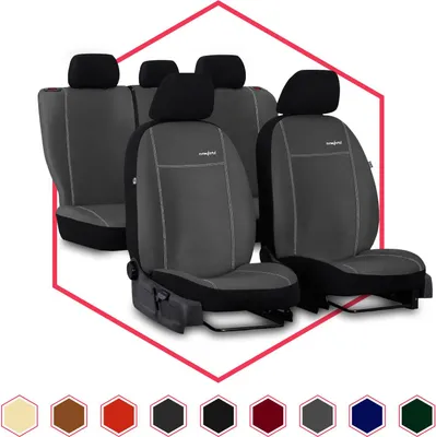 Produktbild von Sitzbezüge Auto Universal Schonbezug Autositzbezüge für Toyota Yaris I Grau Set