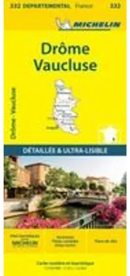 Image de Drome Vaucluse - Carte locale Michelin 332