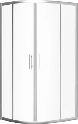 Produktbild von Duschkabine Viertelkreis 90x90 190 cm Nano Glas Gehärtetes Transparent 6 mm | BADLAND HELA
