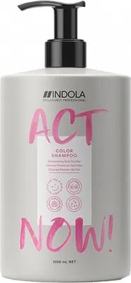 Produktbild von Indola Act Now Color, 1000 ml, Shampoo, Professionell, Unisex, Gefärbtes Haar, Alle Farben