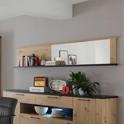 Produktbild von Wandpaneel Wandboard MOREL Artisan Eiche mit Spiegel