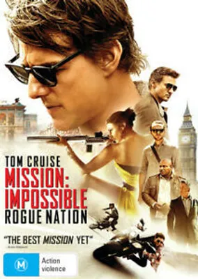 Obrázek produktu pro Mission: Impossible - Národ grázlů DVD (2015) Tom Cruise, McQuarrie (režie)