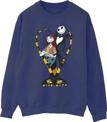 Produktbild von The Nightmare Before Christmas - Sweatshirt für Herren BI42663 (S) (Marineblau)