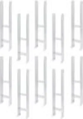 Image de Alberts10xH-Anker Support de poteau Carport Sabot de poteau H-support galvanisé à chaud 600 mm