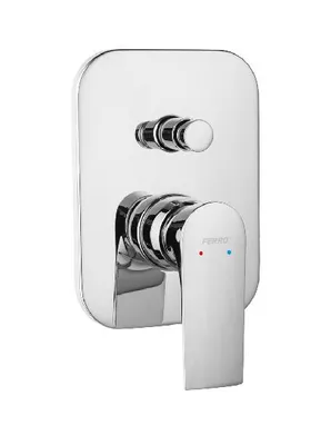 Obrázek produktu pro Novaservis Ferro Algeo Square - Vanová baterie pod omítku s tělesem, chrom 82050R,0