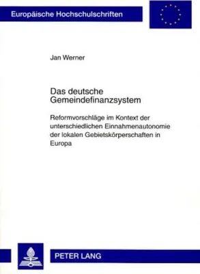 Produktbild von Das deutsche Gemeindefinanzsystem