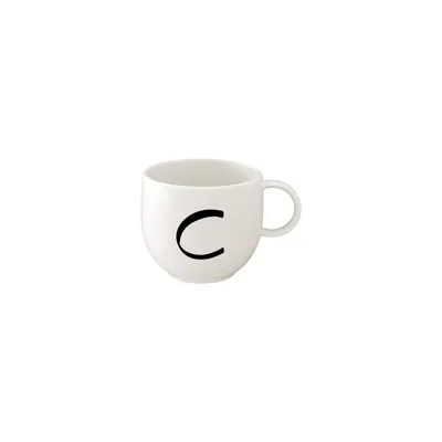 Produktbild von like. by Villeroy & Boch LETTERS Kaffeebecher 'C' 330 ml - A