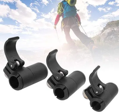 Produktbild von Wandernstöcke Ersatzteile, 3-teilig, Schwarz, 14-18mm, Gummi