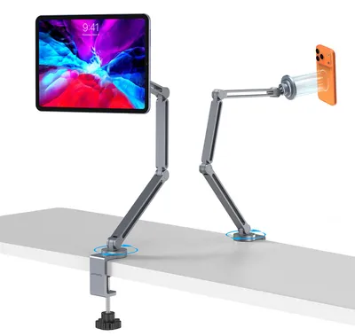 Obrázok produktu pre 4smarts ErgoPro, Mobilný telefón / smartfón, Tablet/UMPC, Pasívny držiak, Vnútorný, Stôl, Šedá