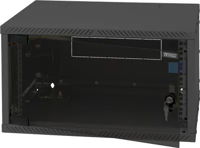 Imagen del producto de TRITON RXA-09-AS4-BAX-A1: Estante de pared, 9U, capacidad de 25 kg, color