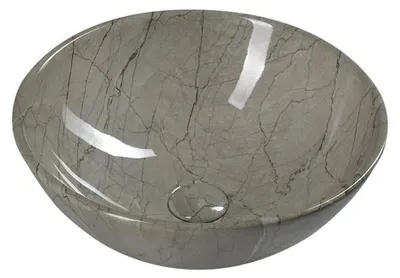 Produktbild von Sapho DALMA Keramik-Waschtisch Ø 42 cm, grigio