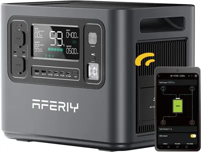 Immagine prodotto di Centrale elettrica portatile AFERIY P210 | 2400W 2048Wh