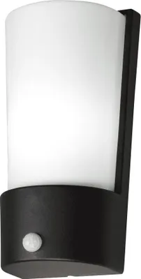 Produktbild von Wandleuchte aus Aluminiumguss mit Bewegungsmelder, mit Polycarbonat opal