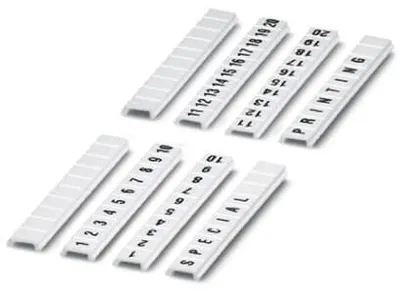 Produktbild von Phoenix Contact 0808626:0011 - Anschlussblockmarker - 10 Stück(e) - Weiß - -40 - 100 °C - V2 - 0,42 g