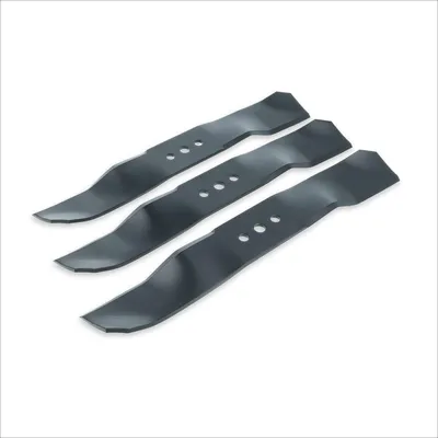 Produktbild von vhbw 3x Ersatz-Messer Ersatz für Husqvarna 544067701, 505544501, 544 0677-01, 5055445-01 für Rasenmäher - Ersatzklinge Schwarz, beschichteter Stahl
