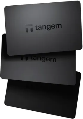 Produktbild von TANGEM Wallet Pack of 3 - Secure Crypto Wallet - Trusted Cold Storage for Bitcoin, Ethereum, NFT's & More Coins - 100% Offline Hardware Wallet