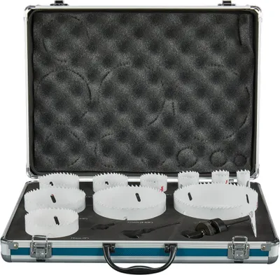 Immagine prodotto di Makita Bim Economy 10Set di seghe a tazza. 22,29,35,44,57,64,76,92,111, D-75764