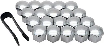 Productafbeelding van Zilveren beschermdopjes, 19 mm, cilindervormig
