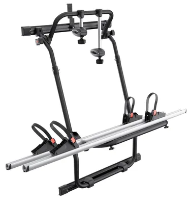 Image de Menabo Tremont : porte-vélos arrière pour 2 vélos, compatible avec les camping-cars et les caravanes - en aluminium