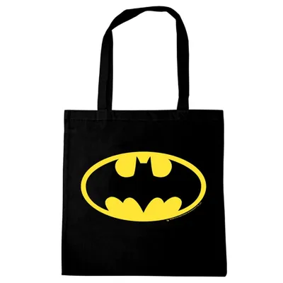 Produktbild von Batman Baumwolltasche Logo wiederverwendbar, nachhaltig