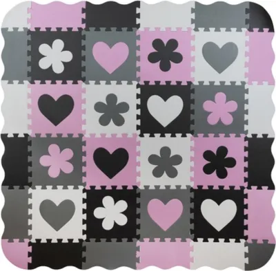 Produktbild von Kruzzel Schaumstoffpuzzle 30x30cm 16 Teile. P16134