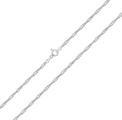 Produktbild von 925 Sterling Silber Damen - Singapur Kette - 56cm*3mm; TRS16949L22