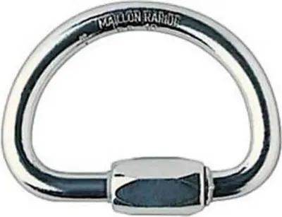 Immagine prodotto di Petzl Demi Rond Moschettone Argento Argento Taglia Unica