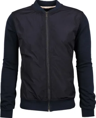 Produktbild von Monte Carlo Sweatjacke Full Zip mit College Kragen Marine