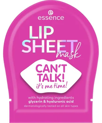 Immagine prodotto di Essence LIP SHEET mask 01, Maschera per le labbra, Donna, Pelle secca, Levigante, Emolliente, Maschere, Parabeni, Glutine, Olio, Alcool, Profumo