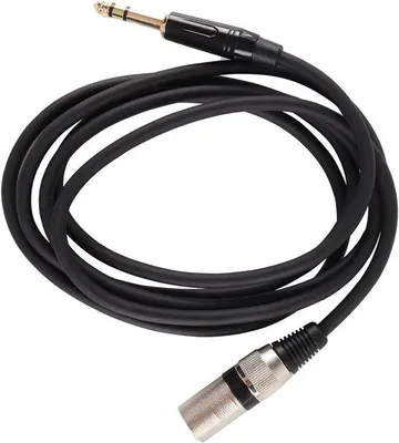 Image de Câble de 2 m, de 6,35 mm à XLR, pour tables de mixage et microphones