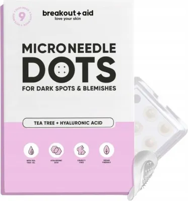 Obrázok produktu pre Náplasti s mikroihličkami na tmavé škvrny po akné Micro Needle Dots 9 ks