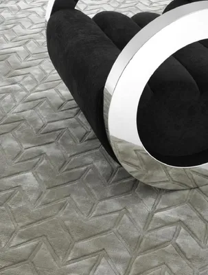 Produktbild von Casa Padrino Luxus Wohnzimmer Viskose Teppich Sandfarben - Verschiedene Größen - Luxus Qualität