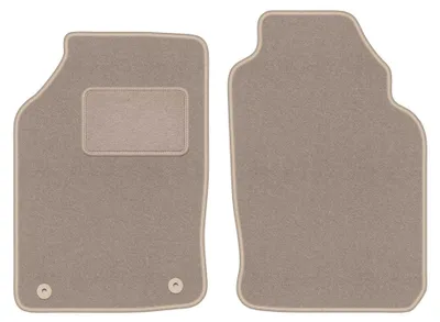 Obrázok produktu pre Predné velúrové koberce pre: Nissan 100NX 1990-1995 (kupé/targa) – 2 ks, béžové, na mieru – Wielganizator LUX