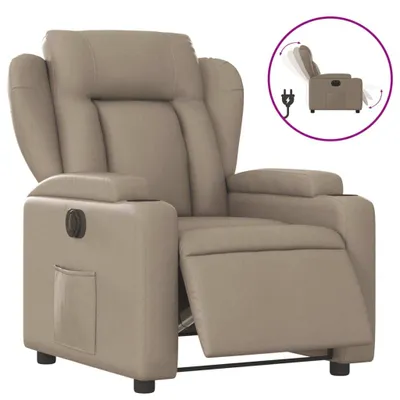 Produktbild von Relaxsessel Elektrisch Cappuccino-Braun Kunstleder