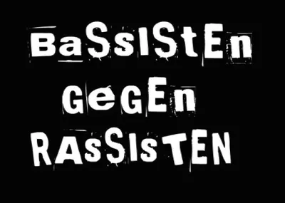 Produktbild von Bassisten gegen Rassisten - Spuckies