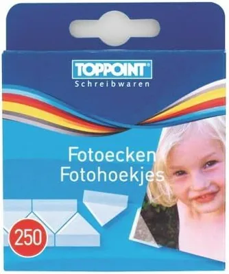 Immagine prodotto di Toppoint Fotoecken selbstklebend, 1x 250 Ecken