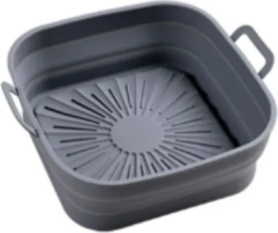 Obrázek produktu pro Skládací čtvercová silikonová forma Air Fryer 17,5 cm šedá