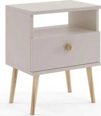 Produktbild von Nachttisch Bolea 1S 44 cm mit Schublade - Kaschmir