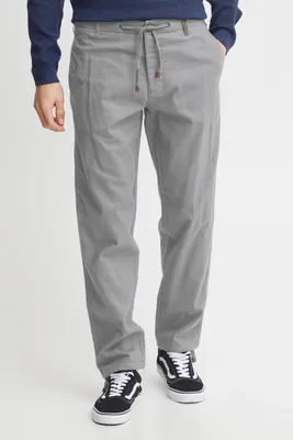Produktbild von INDICODE IDIves Herren Leinenhose Sommerhose Lange Stoffhose mit Kordel Gürtelschlaufen Leinenmix Eingrifftaschen Regular fit