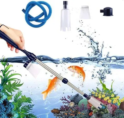 Produktbild von Aquarium Staubsauger - Aquarium Bodenreiniger - Aquarium Reinigungsset - Aquarium Reinigung und Reinigung - Elektrisch
