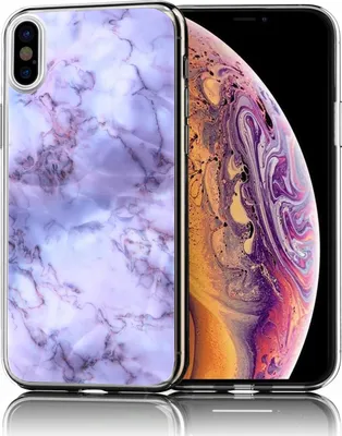 Produktbild von Motiv TPU Cover für Apple iPhone X / XS Hülle Silikon Case mit Muster Handy Schutzhülle