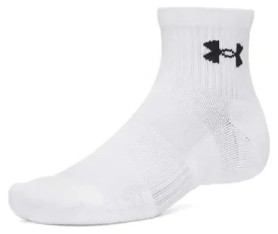 Productafbeelding van Under Armour Performance Baumwolle Kousen, 3 paar, wit, EU 31 1/2 - 36 1/2, wit, EU 31 1/2 - 36 1/2