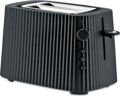 Produktbild von Alessi Toaster Plissé schwarz