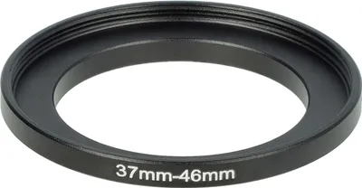 Produktbild von vhbw Step-Up-Ring Adapter 37mm - 46mm für Kamera Objektiv - Filteradapter, Metall Schwarz
